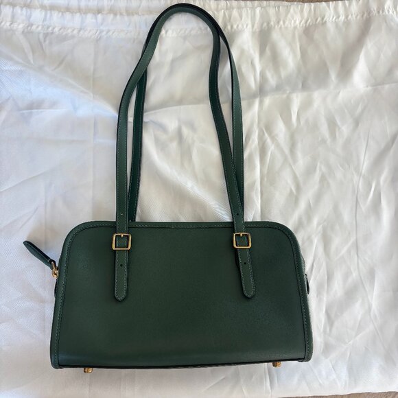 COACH Swing Zip Bag in Hunter Green - Picture 7 of 11